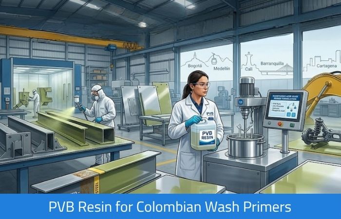 Why Colombia’s Industrial Coatings Manufacturers Choose PVB Resin for Wash Primer on Steel and Aluminium