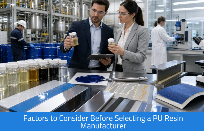 Factors to Consider Before Selecting a PU Resin Manufacturer